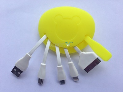 多接口手機數(shù)據(jù)線 實用與可愛的完美結(jié)合